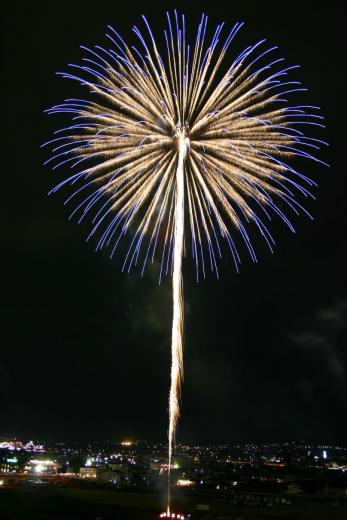 石和温泉連夜花火