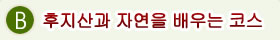 B.후지산과 자연을 배우는 코스