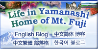 Life in Yamanashi- Home of Mt.Fuji