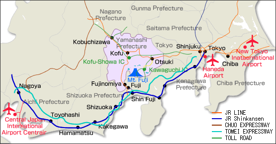 travel from fuji to nagoya