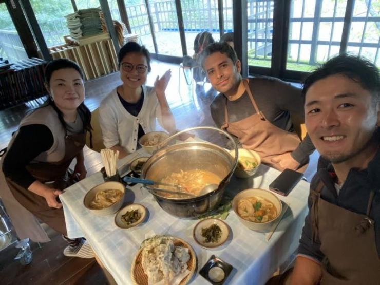 Making “Hoto Noodles” at Otengusan/Official Travel Guide Yamanashi