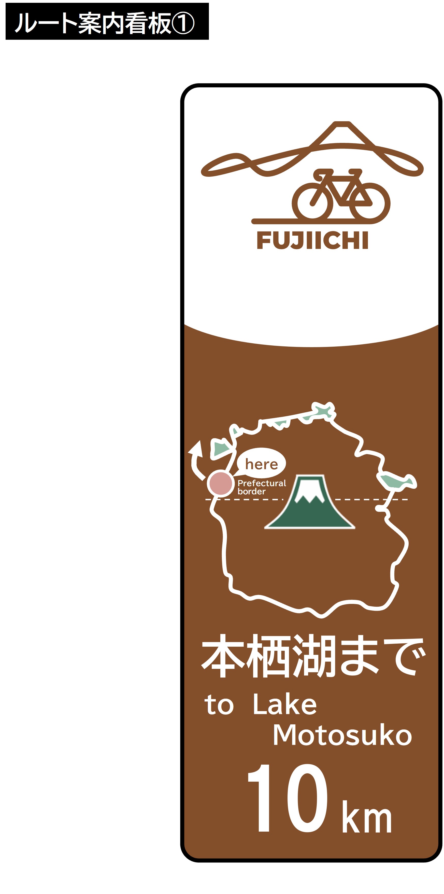 ルート案内看板