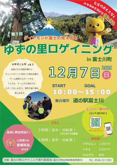 ゆずの里ロゲイニングin富士川町