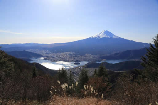 Fujisan and Lake Kawaguchi