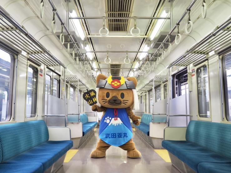 電車内のひし丸