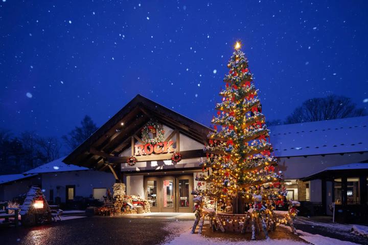ロッククリスマスツリー