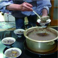 おごっそうの小豆粥作り