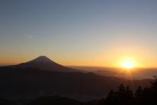 七面山登山