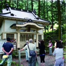 孝謙天皇の伝説と焼畑の奈良田散策