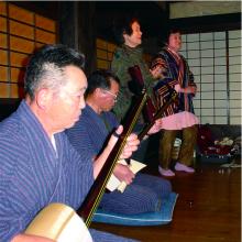 奈良田の民謡、民話体験