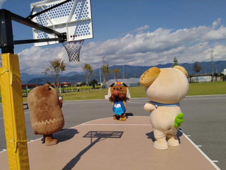 バスケットボールに挑戦