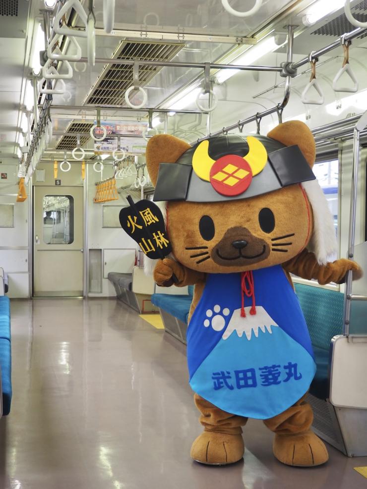 電車内のひし丸