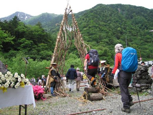 南アルプス開山祭