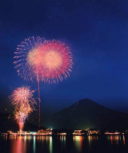 河口湖花火