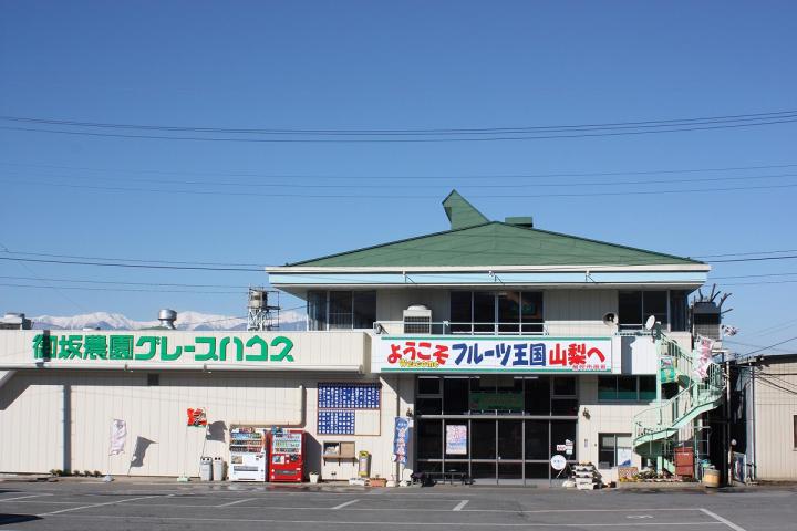 コロナ対策OK！ぶどう農園_御坂農園グレープハウス