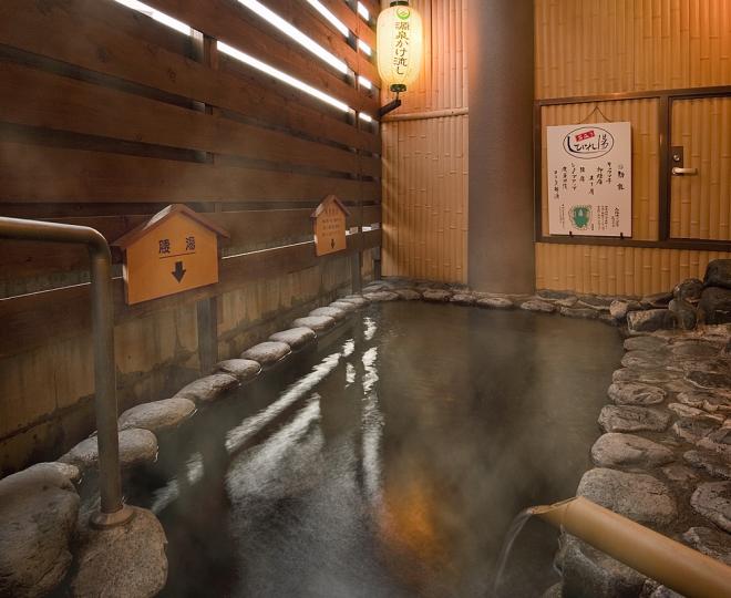 湯村ホテル 自家源泉かけ流し 露天風呂 飲泉 療養温泉