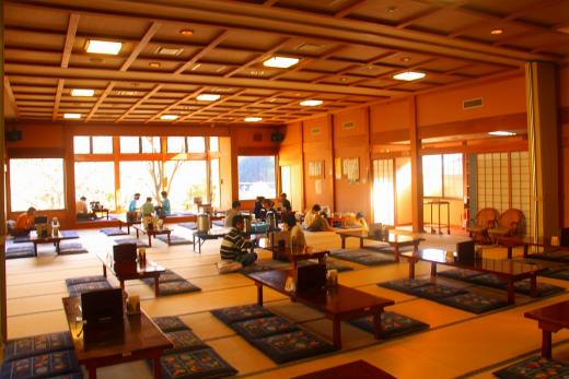 食事処「ひのき」の全体の景色