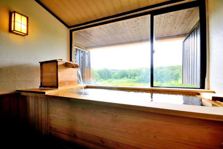全6種類ある貸切風呂からの富士山の眺望も抜群