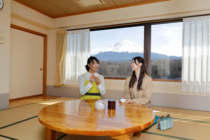 ゆったり広々とした有料休憩室