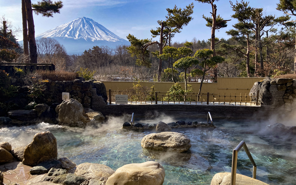 富士山 眺望 温泉 日帰り 富士眺望の湯 ゆらり 露天風呂