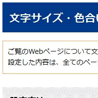 色合い表示例1（背景色：白、文字色：黒、リンク色：紺）