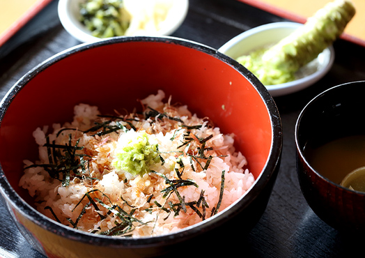 &#12316;多摩源流温泉 小菅の湯のスペシャリテ&#12316;わさび丼