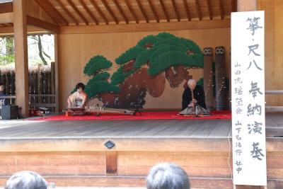 琴・尺八奉納演奏