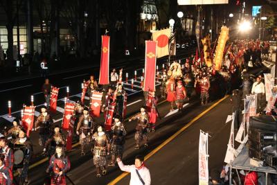 武田信玄公本陣出陣の様子