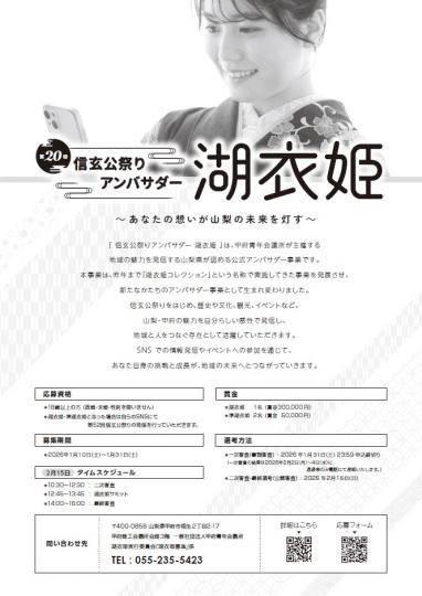 湖衣姫募集チラシ裏