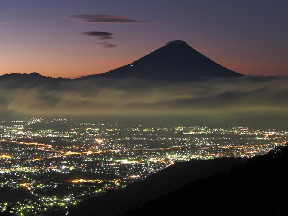 甘利山夜景