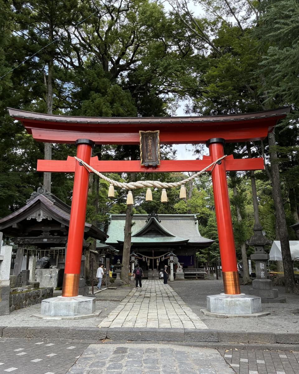 下吉田地区の氏神様である小室浅間神社