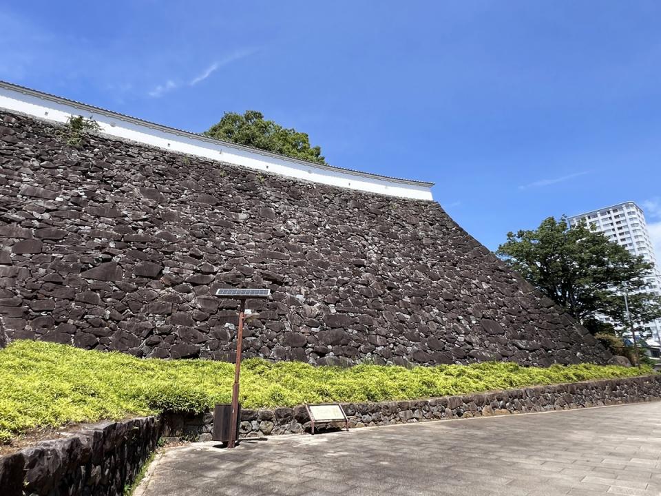 甲府城イチ高い石垣は圧巻！