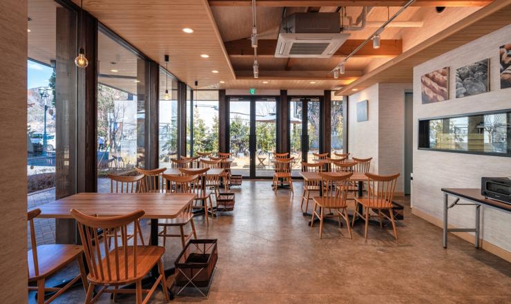 パンダニエルのイートインスペース