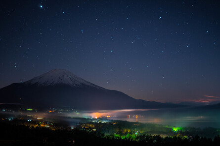 山中湖パノラマ台星空