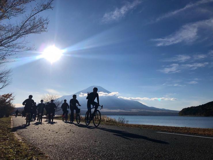 山中湖サイクリング