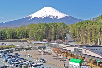 富士山の絶景が自慢