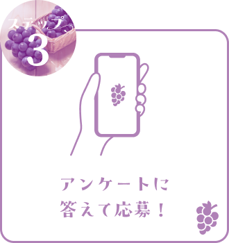アンケートに答えて応募