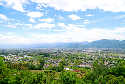 塚原山フルーツ農場ふかさわからの風景