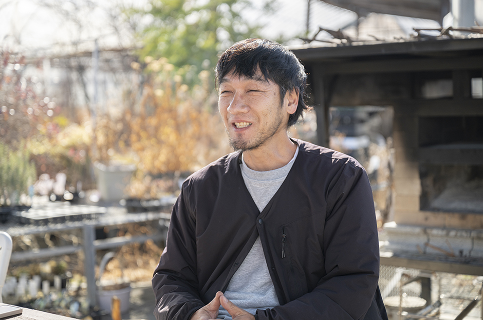 園主の土方さん