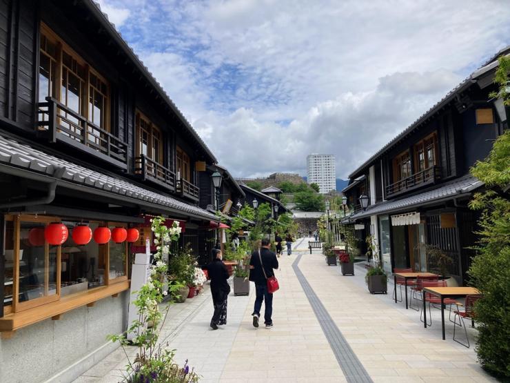 小江戸甲府花小路の街並み