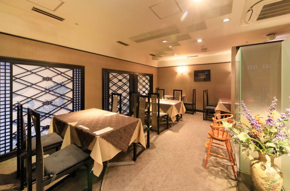 シャトレーゼホテル談露館内のレストラン錦