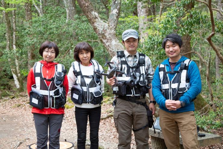 ガイドさんとドローン操縦技術者