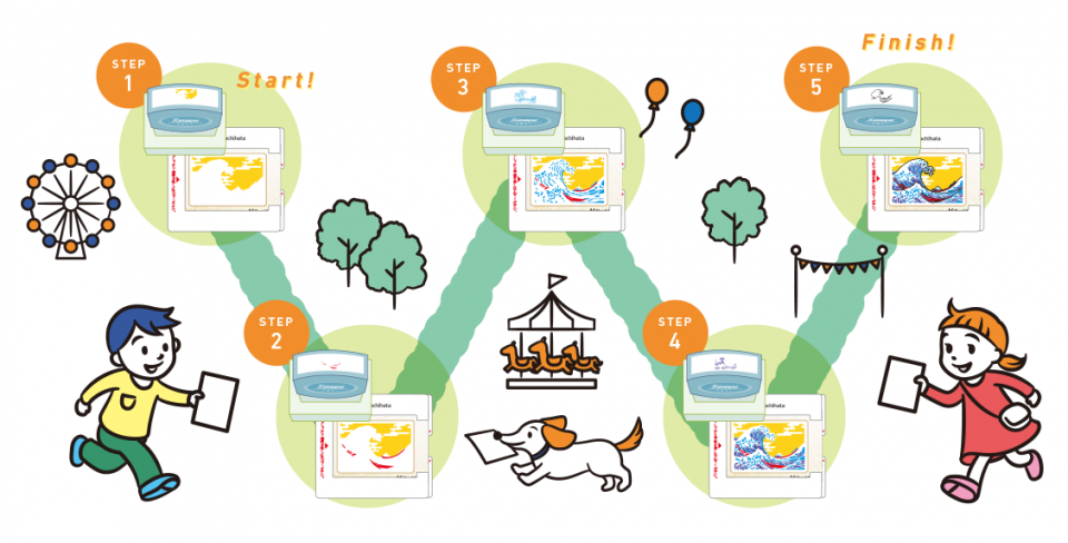 重ね捺しスタンプラリーMV