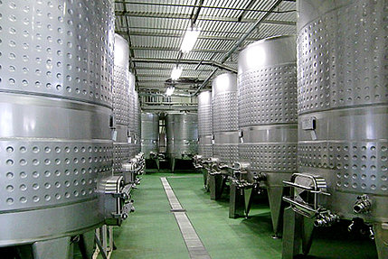 甲州葡萄のワイン生産量は県下最大級を誇る