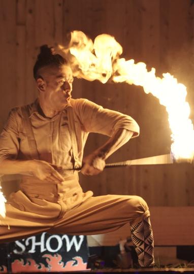 ミューの森ファイヤーショー