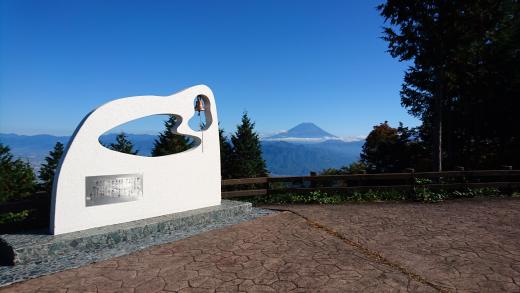 櫛形山から富士山