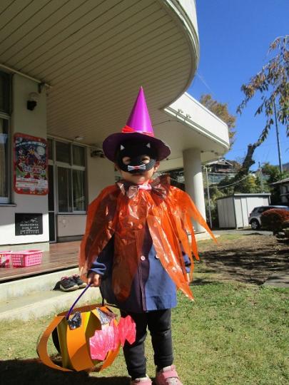 芦川保育園でのハロウィン