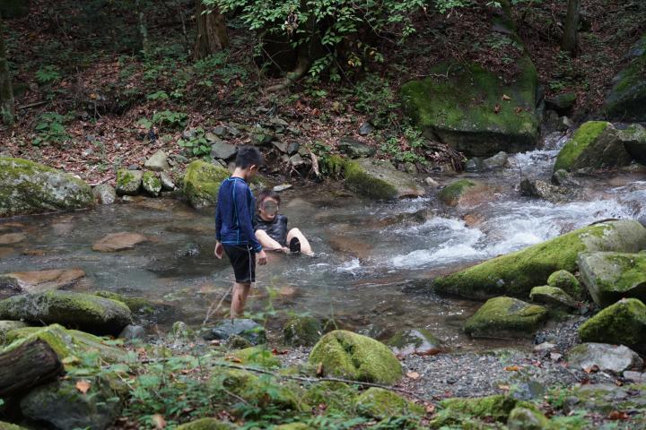 サウナ後のクールダウン芦川