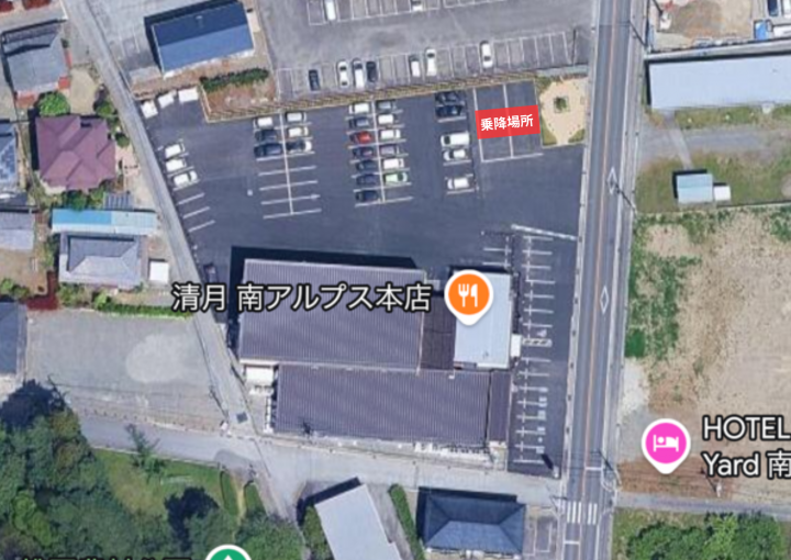 清月バス乗降位置