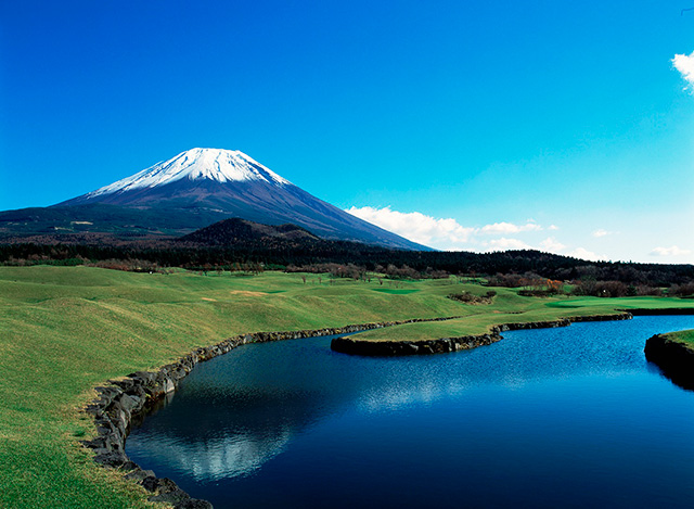 富士山を一望できる絶景コース！